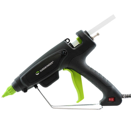 PRO2-180 Quick Heating High Temperature Professional Heavy Duty Hot Melt Glue Gun - Uses full size, 7/16" glue sticks - Surebonder