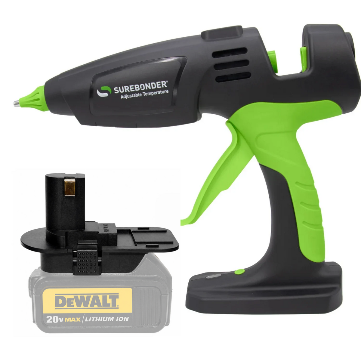 PRO2-200 200W Adjustable Temperature Full Size 18V Cordless Hot Glue Gun | Dewalt® Version