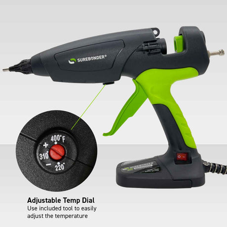 PRO2-500 500 Watt Adjustable Temperature 5/8" Hot Melt Glue Gun - Surebonder