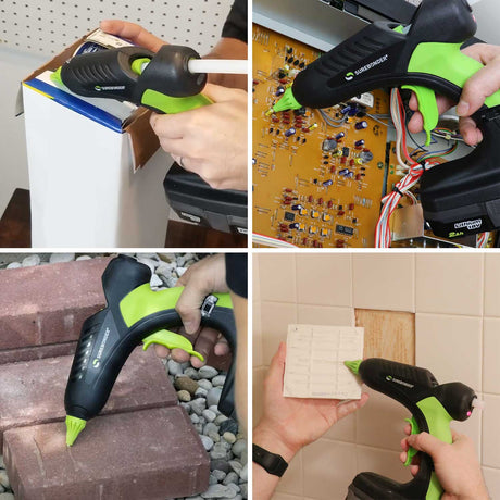 PRO2-60 60 Watt 18 Volt Cordless Professional Heavy Duty Full Size Hot Melt Glue Gun - Battery NOT Included - Surebonder