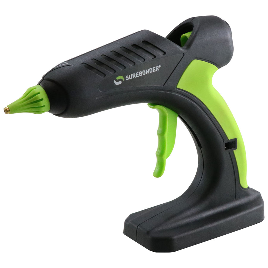 Surebonder, Cordless High Temperature Mini Hot Glue Gun, Black & Green, Mardel