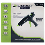 PRO2-80 80 Watt High Temperature Professional Heavy Duty Hot Melt Glue Gun - Uses full size, 7/16" glue sticks - Surebonder