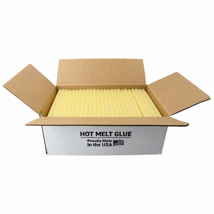 Q-703 Very Fast Set Hot Melt Glue Sticks - 5/8" x 10" | 25 lb Box - Surebonder
