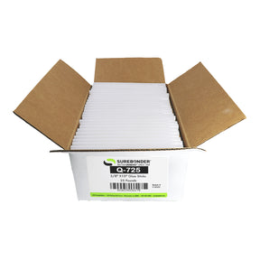Q-725 General Purpose All Temperature Hot Melt Glue Sticks - 5/8" x 10" | 25 lb