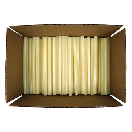 Q-601 Low Melt Packaging Glue Sticks - 5/8" x 10" | 25 lb box