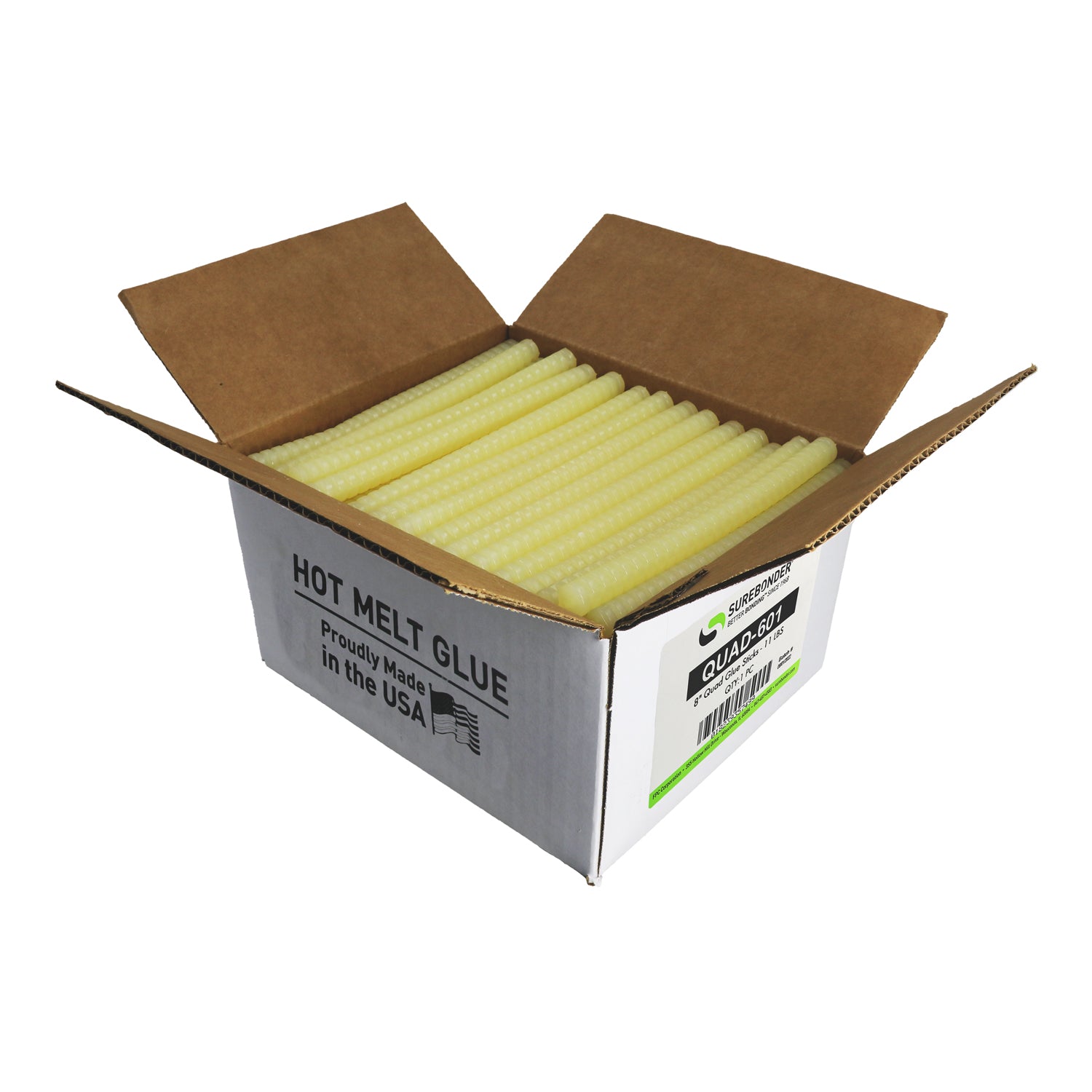Q-601 Low Melt Packaging Glue Sticks - 5/8 x 10