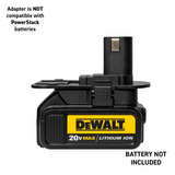 Ryobi® to Dewalt® Battery Adapter