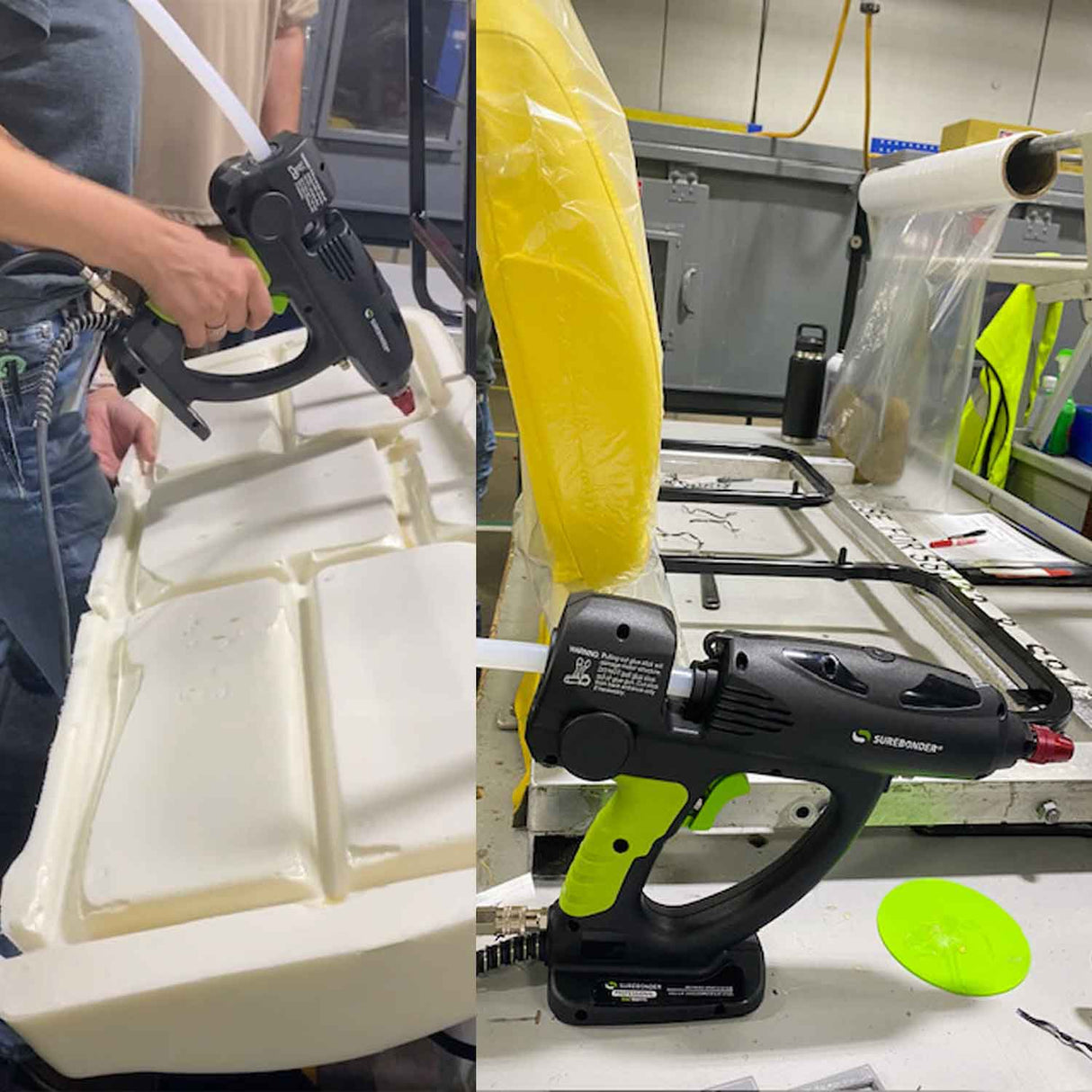 SPRAY-500 500W Motorized Hot Melt Spray Glue Gun