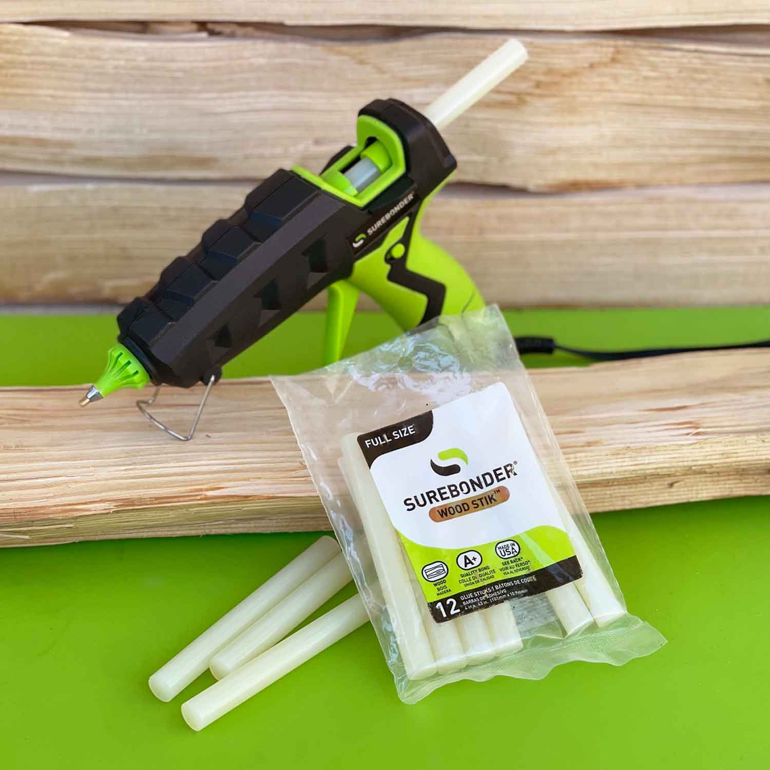 Surebonder WS-12 All-Temp Wood Glue Sticks 4-Inch