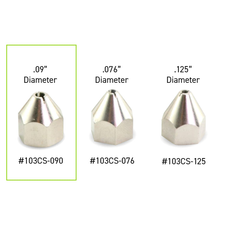 103CS-090 Cap (.090" Diameter Hole) Specialty Nozzle for Pro Series Hot Glue Guns - Surebonder