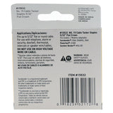 #15 Flat Crown Cable Tacker Staples - 630 ct. - Surebonder