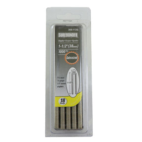 350-112G Heavy Duty 18 Gauge Staples - 1/4" Crown, 1-1/2" Length - 1000 Count