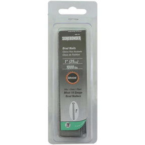 400-1G Brad Nails - 18 Gauge, 1" Length - 1000 count