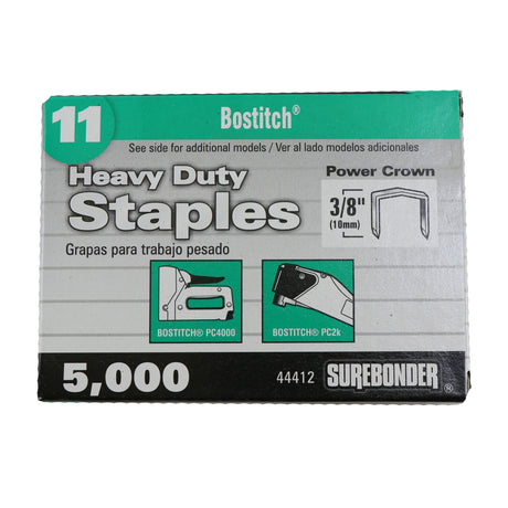 #11 Power Crown Staples - 3/8"  - 5000 ct.