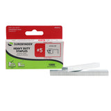 #5 Heavy Duty Wide Crown Staples - 5/16"  - 1000 ct. - Surebonder
