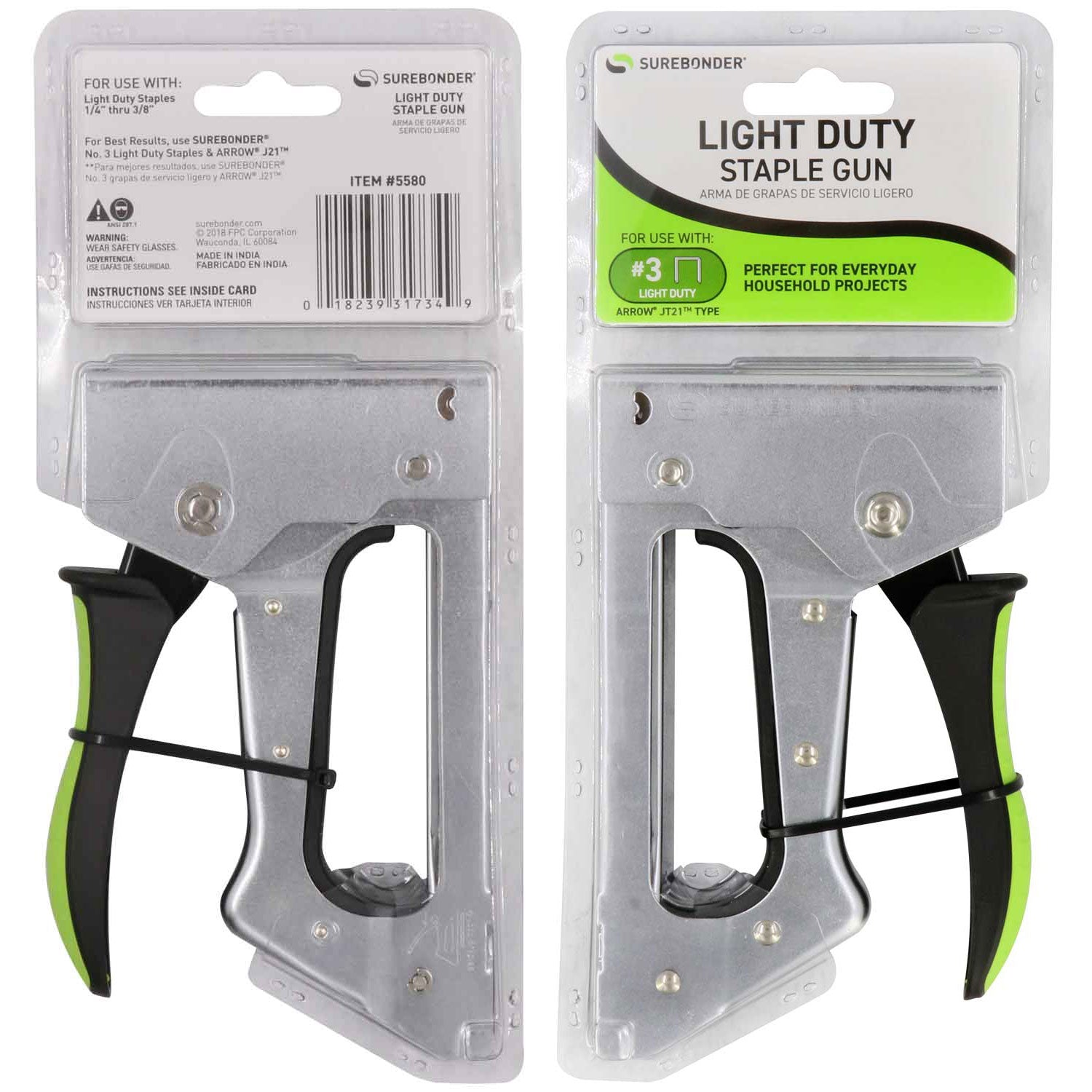 Surebonder Light Duty 1/4-Inch To 3/8-Inch Stapler 5580