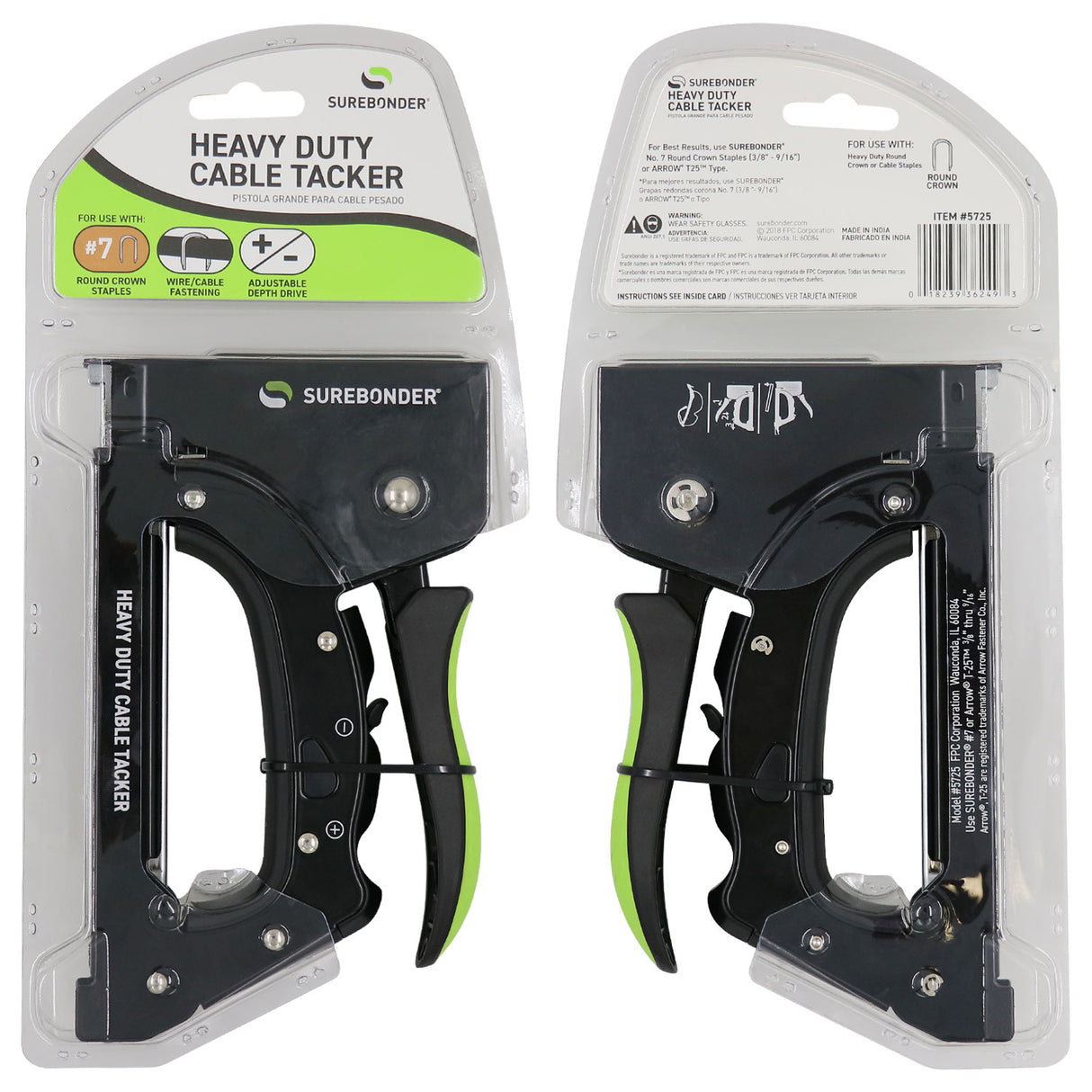Heavy Duty Cable Tacker Staple Gun - Surebonder