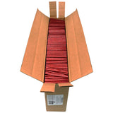 725M4GRED Mini Size 4" Red Color Glitter Hot Glue Stick - 25 lb Box
