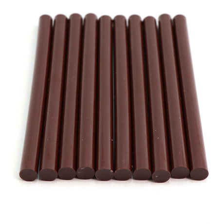 725M54CBROWN Mini Size 4" Brown Color Hot Glue Stick - 5 lb Box - Surebonder