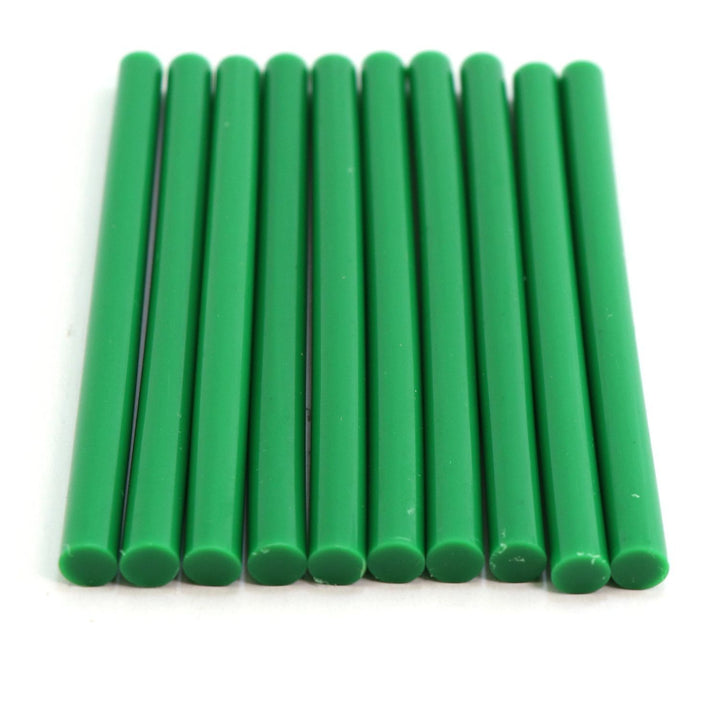 725M54CGREEN Mini Size 4" Green Color Hot Glue Stick - 5 lb Box - Surebonder