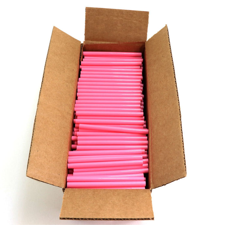725M54CPINK Mini Size 4" Pink Color Hot Glue Stick - 5 lb Box