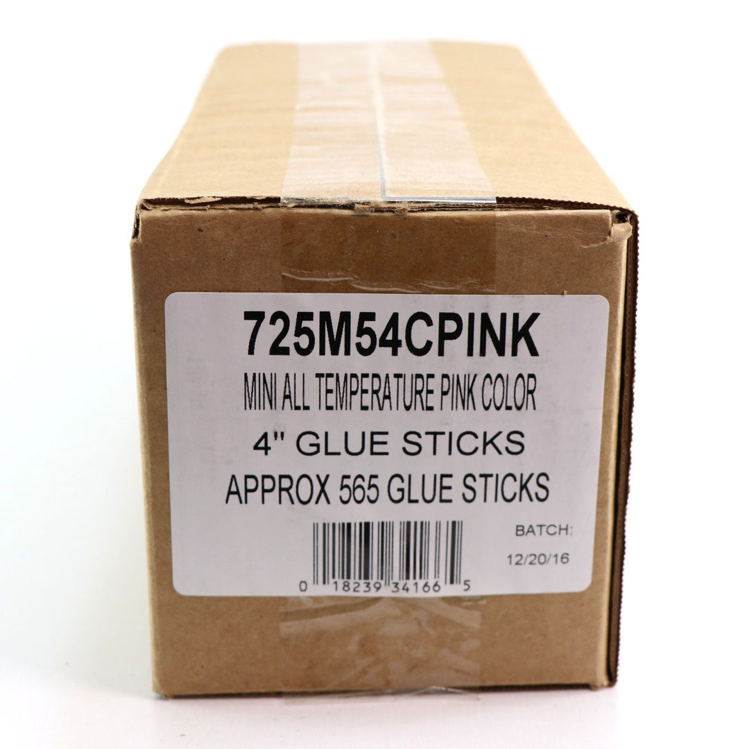 725M54CPINK Mini Size 4" Pink Color Hot Glue Stick - 5 lb Box - Surebonder