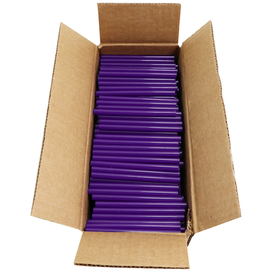 Purple Hot Glue Sticks Mini Size 4" - 5 lb