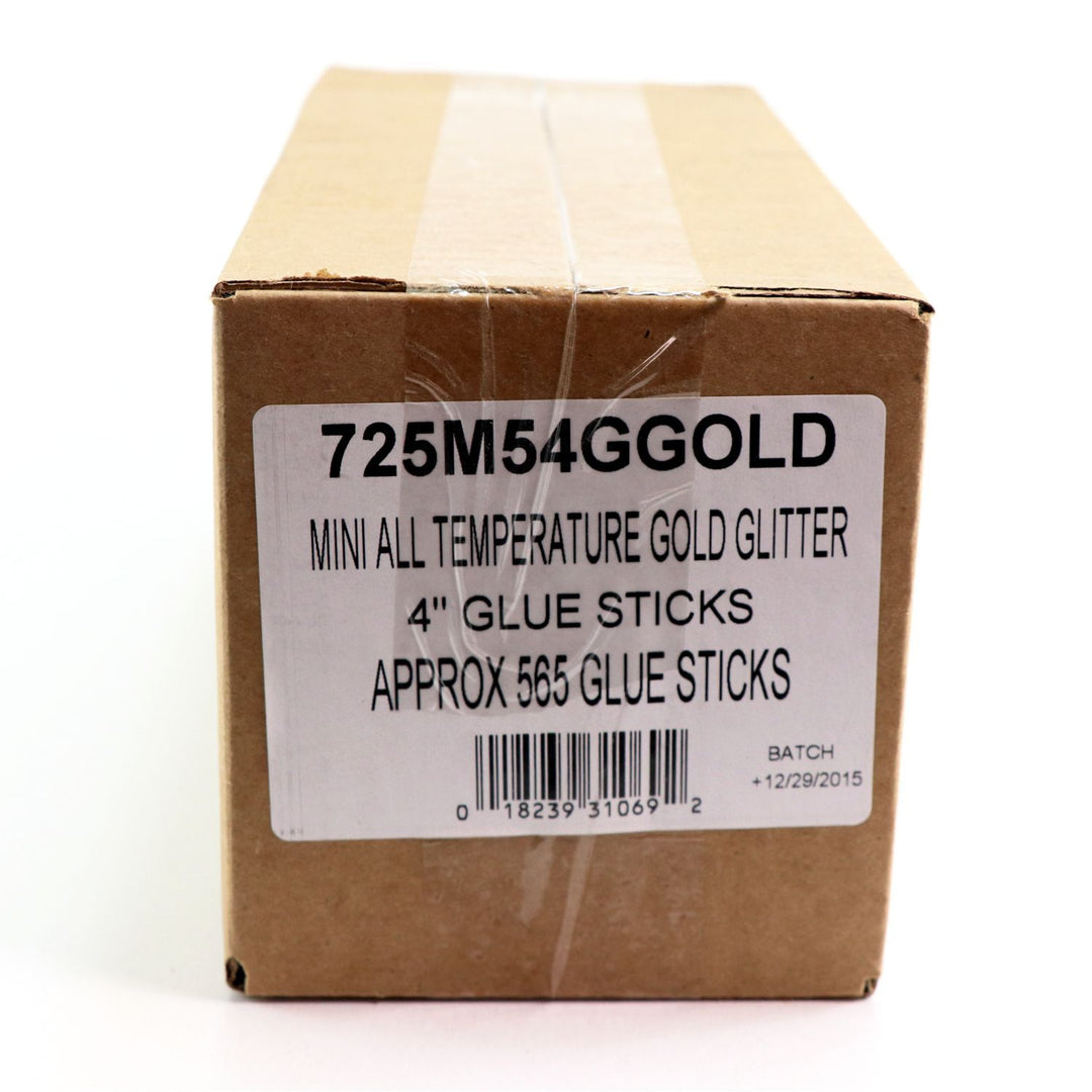 Gold Glitter Hot Glue Sticks Mini Size 4" - 5 lb - Surebonder