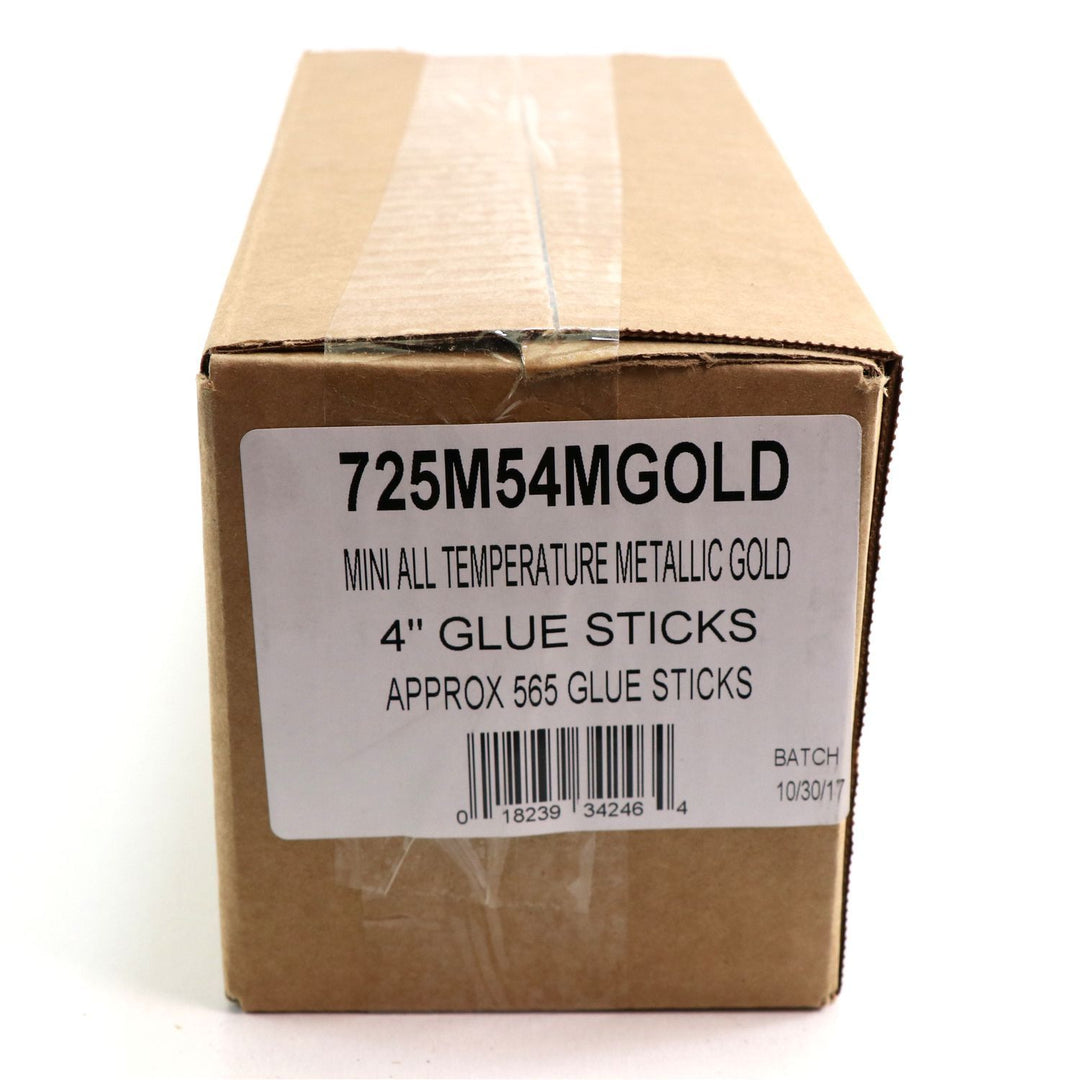 725M54MGOLD Mini Size 4" Gold Color Hot Glue Stick - 5 lb Box - Surebonder