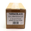 725R54CBLACK Full Size 4" Black Color Hot Glue Stick - 5 lb Box - Surebonder