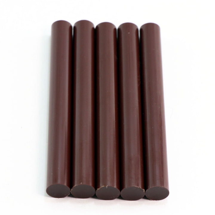 725R54CBROWN Full Size 4" Brown Color Hot Glue Stick - 5 lb Box - Surebonder