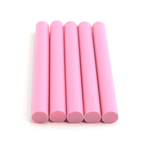 725R54CPINK Full Size 4" Pink Color Hot Glue Stick - 5 lb Box - Surebonder