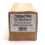 725R54CPINK Full Size 4" Pink Color Hot Glue Stick - 5 lb Box - Surebonder