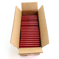 725R54CRIMSON Full Size 4" Crimson Color Hot Glue Stick - 5 lb Box
