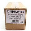 725R54CCOPPER Full Size 4" Copper Color Hot Glue Stick - 5 lb Box - Surebonder