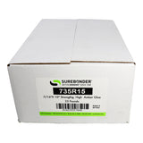 735R15 Industrial Strength Hot Glue Sticks, Amber Color, 15", 25 lb. Box - Surebonder