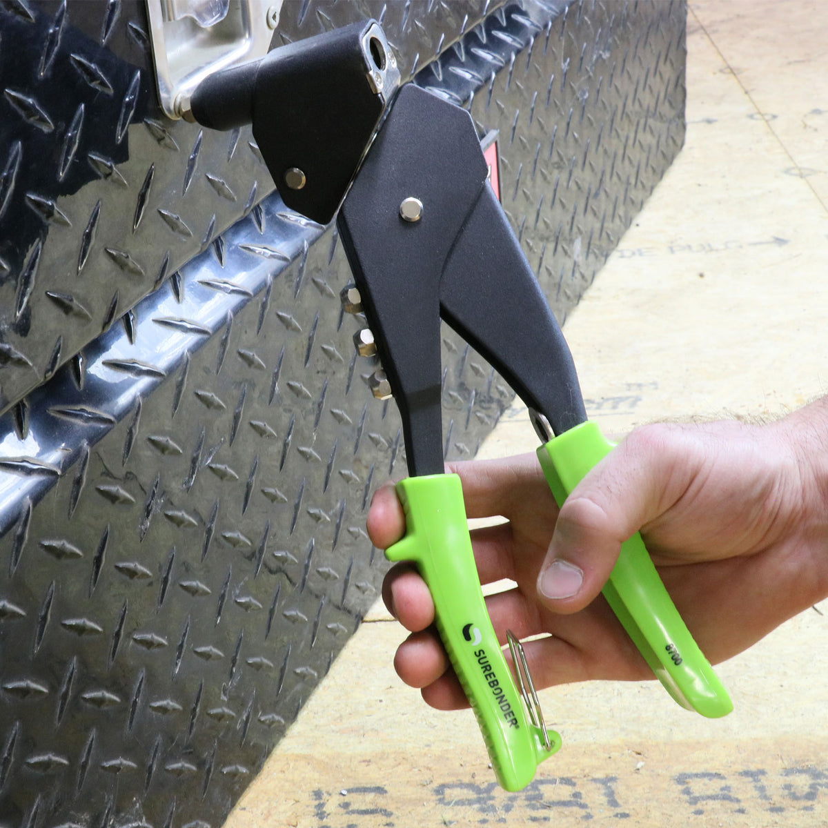 Reverse Rivet Tools Heavy Duty Swivel Head Rivet Tool – 360° Rotating Riveter | Surebonder