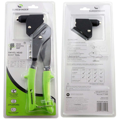 Heavy Duty Swivel Head Rivet Tool (8700) - Surebonder