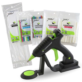 Ultimate Creators Kit, Hot Glue Gun, Surebonder CL-195F Cordless Detail Tip Mini Glue Gun with 80 Specialty Glue Sticks