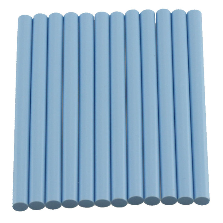 Light Blue Hot Glue Sticks Mini Size - 4" - 12 Pack - Surebonder