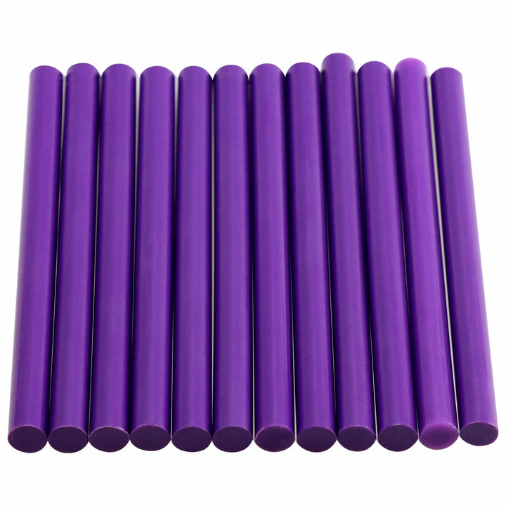Purple Hot Glue Sticks Mini Size - 4" - 12 Pack - Surebonder