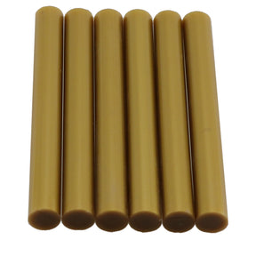Gold Metallic Hot Glue Sticks Full Size