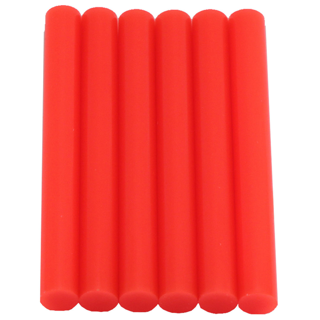 Orange Hot Glue Sticks Full Size