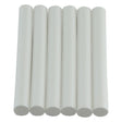 White Colored Full Size Hot Glue Sticks