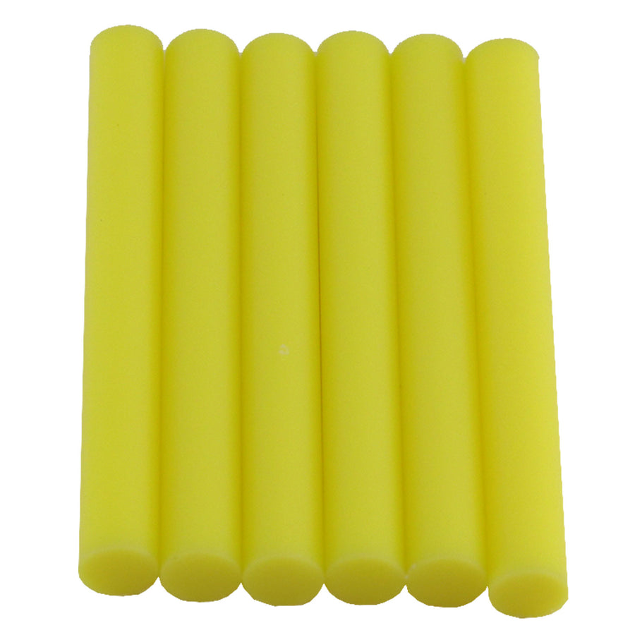 Yellow Colored Full Size Hot Glue Sticks