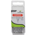 Surebonder 1/8 x 1/8 aluminum blind rivets for fastening thin metal, plastics, and crafts
