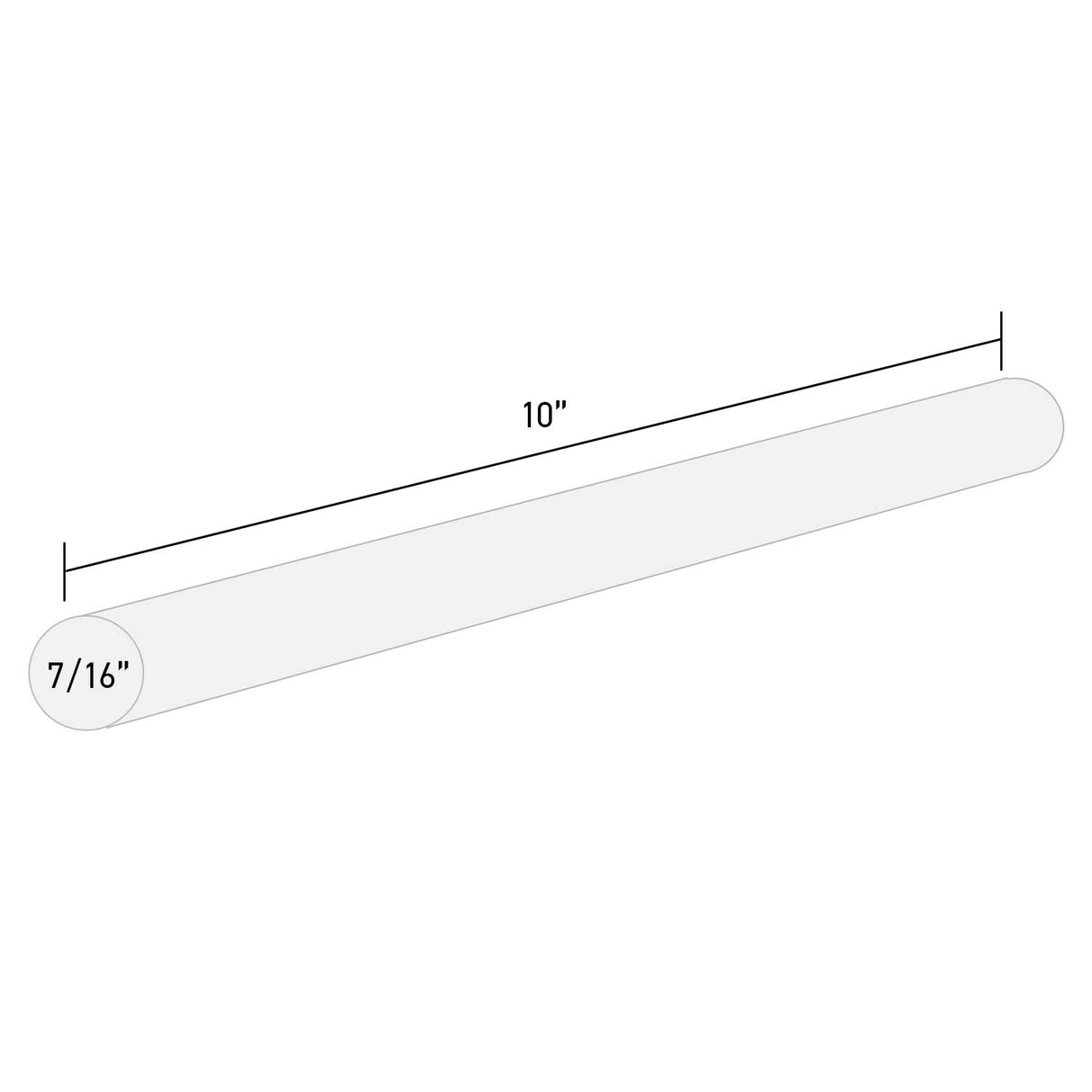 Construction Grade 10" Full Size Hot Glue Sticks - 1 Minute Working Time