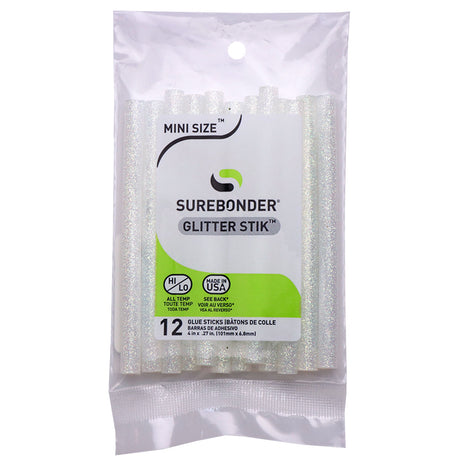 Opal Glitter Hot Glue Sticks Mini Size