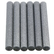 Silver Glitter Hot Glue Sticks Full Size